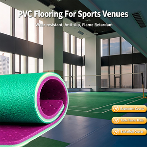 HANLI - Tapete de PVC para Pista de Bádminton de 6.0 mm, Superficie Deportiva Profesional Resistente a los Arañazos, Tamaño Personalizado - Product Image 4
