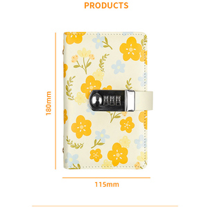 Cuaderno de Ahorros Personalizado de 100 Páginas, Carpeta de Presupuesto con Candado de Combinación, Encuadernación de Hojas Sueltas, Cubierta de PU - Product Image 6