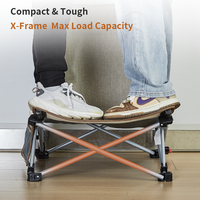 Fauteuil de relaxation d'extérieur en gros avec auvent, portable, pour camping, voyage, salon, bureau et repos