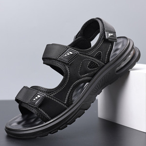 Sandalias de Hombre para Exteriores, Punta Abierta, Parte Superior de Textil, Suela de Goma, Transpirables, Calzado Deportivo Informal - Product Image 1