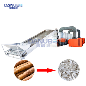 Séchoir à convoyeur en maille sur mesure pour le séchage du yam, machine de traitement du yam, de lavage et de découpe - Product Image 1