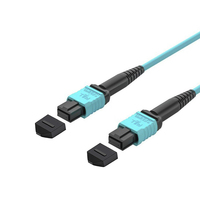 Cordon de raccordement à fibre optique MPO-MPO 8 cœurs de haute qualité OM4 ligne de fibre optique personnalisée 1M 2M 10M 20M