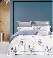 Parures de lit imprimées en coton de luxe personnalisées 200TC 300TC, nouvelles parures de couette imprimées en coton, draps imprimés