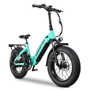 MZ-9 EU-Lagerbestand 20 Zoll 48V 500W Hinterradnabenmotor Scheibenbremse Fatbike Faltbares Elektro-Mountainbike - Product Image 2