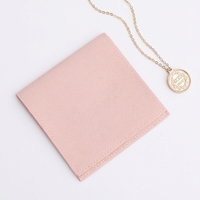 Pochette à bijoux vintage en microfibre pour femme, sac d'accessoires léger et durable, organisateur de colliers, bagues et boucles d'oreilles, sac cadeau