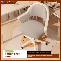 Chaise de bureau d'ordinateur moderne confortable, assise longue, étude, coussin souple, chaise pivotante mobile