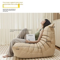 Fauteuil de salon moderne et confortable, canapé de sol rembourré avec emballage compressé pour salon et appartement