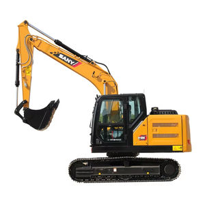 Excavadora sobre orugas pequeña Sany de 13 toneladas con excelente rendimiento Precio Componentes básicos Motor y características anfibias del motor - Product Image 1