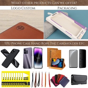 Protezione dello schermo con custodia per telefono cellulare per <span class=keywords><strong>iPhone</strong></span> 16 Plus 17 Air 15 Pro Max 14 13 12 IP <span class=keywords><strong>11</strong></span> <span class=keywords><strong>portafoglio</strong></span> in pelle - Product Image 5