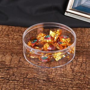 กล่องขนมช็อคโกแลตพลาสติกทรงกลมสำหรับงานแต่งงานของขวัญของที่ระลึก - Product Image 6