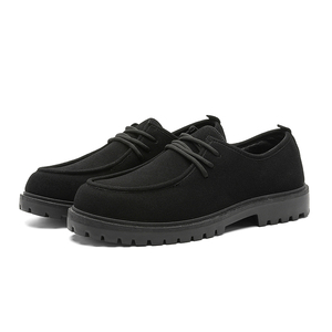 Nouvelles bottes habillées tendance en faux daim pour hommes, à lacets, antidérapantes, à bas prix, de marque, exportées par les fournisseurs de Guangzhou, OEM bon marché - Product Image 5