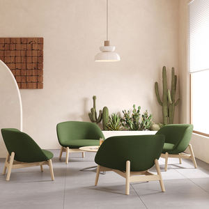 Ensemble de canapés modulaires modernes de luxe pour bureaux et espaces publics, design contemporain, couverture en tissu, base en métal pour hôtels et appartements - Product Image 6