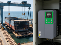 Variateur de fréquence triphasé AC GT500 certifié CE de 7,5 kW, 15 kW, 22 kW, 30 kW, 75 kW, 11 kW, 185 kW pour compresseurs et applications de levage