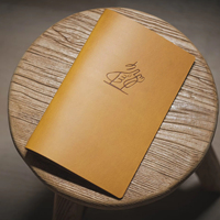 Porte-menu en cuir A4-A5 nouveauté café Bar Menu livre manchon couverture pour cadeau de Restaurant