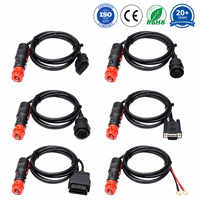 Câble adaptateur d'alimentation OBD 12V 24V pour allume-cigare de voiture vers connecteur multipin, faisceau de câbles personnalisé OEM