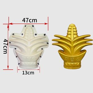 Statue modello di animali in cemento (piccione, gallo, pesce, uccello, pavone), palline di fiori, stampi a forma di fiore e colonne romane - Product Image 6