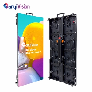 P4.81 P3.91จอแสดงผนังวิดีโอ <span class=keywords><strong>LED</strong></span> กลางแจ้งพร้อมตู้อลูมิเนียมน้ำหนักเบา500x1000มม. สำหรับงานขึ้นเวที - Product Image 1