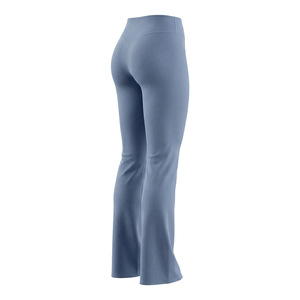 Custom Logo Wide Leg Yoga Pants <strong>Leggings</strong> for Women High Waist Tummy <strong>Control</strong> Butt Lifting Workout Lounge Flare Pants OEM ODM - Product Image 5