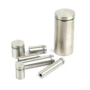 Frameless Plastic Solid Stainless Steel Glass Railing Standoff Spacer In Other Fasteeners