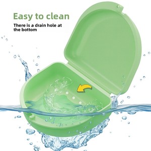 Caja de Almacenamiento para Retenedores Dentales, Prótesis Dentales y Alineadores Invisibles, de Plástico Perforado, Libre de BPA, Seleccionada con Rigor - Product Image 4