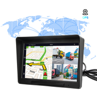 La caméra de tableau de bord 4G Bluetooth GPS de navigation prend en charge la surveillance à distance en temps réel et la caméra de tableau de bord à écran partagé à quatre canaux