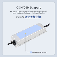 Extérieur IP68 étanche 150w 24v DC LED Driver 220V AC Ultra mince LED transformateur adaptateur basse tension alimentation à découpage