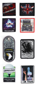 Patch de sublimation personnalisé vierge avec support thermocollant ou auto-agrippant, technique de broderie pour T-shirts et sweats à capuche - Product Image 5