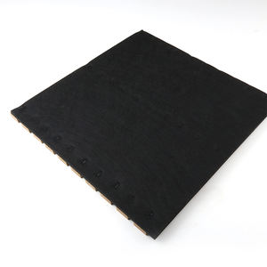 Villa Absorption Sonore Bois Naturel Mdf Placage Latte Panneau Acoustique pour Mur - Product Image 4