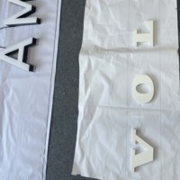 Letrero de Acero Inoxidable 304 Resistente a la Intemperie, con Película Protectora Pintada de Blanco, para Uso en Interiores, Ecológico y Fácil de Instalar