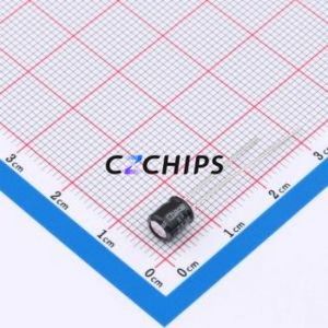 Condensador Electrolítico de Aluminio de Montaje Pasante KF1E470MC050A00CV0, Componente de Montaje Pasante (THT), D5xL5mm 47uF 20% 25V 2mm - Product Image 2