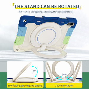 <span class=keywords><strong>3</strong></span> lớp chống sốc Silicone trường hợp máy tính bảng cho Huawei matepad SE 11 với 360 xoay chân đế - Product Image 4