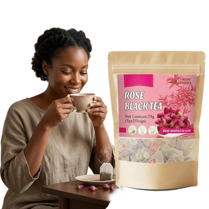 Cura della Bellezza Femminile, Tè Nero alla Rosa per Nutrire il Qi e il Sangue - Product Image 1