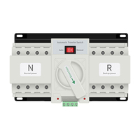 Commutateur de transfert automatique ATS 4P Mini, inverseur de source double alimentation 230V 63A AC de type MCB pour générateur domestique et alimentation de secours