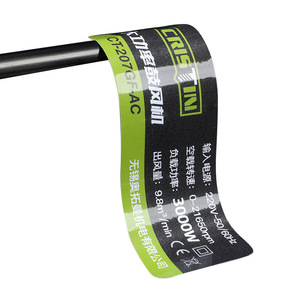 Etiqueta Adhesiva de PVC Personalizada Yonghemei, Etiqueta Transparente con Logotipo, Código QR, Estampado en Caliente, Etiqueta Publicitaria - Product Image 1