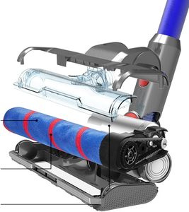 Tête de <span class=keywords><strong>brosse</strong></span> motorisée avec LED <span class=keywords><strong>pour</strong></span> aspirateurs <span class=keywords><strong>Dyson</strong></span> V7 V8 V10 V11 V15, pièces de rechange <span class=keywords><strong>pour</strong></span> aspirateur sans fil, tête de <span class=keywords><strong>brosse</strong></span> à rouleau - Product Image 2