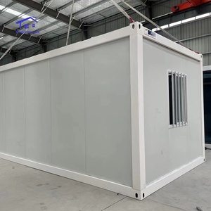 Casa contenedor prefabricada de cama plana modular de color personalizable de 20 pies y 40 pies, fábrica desmontable y fácil de mover para uso en Villa - Product Image 2