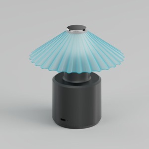Veilleuse de bureau LED sans fil rechargeable par USB moderne avec lumière d'ambiance extérieure pour chambre à coucher et <span class=keywords><strong>chevet</strong></span> 5V décoratif - Product Image 4