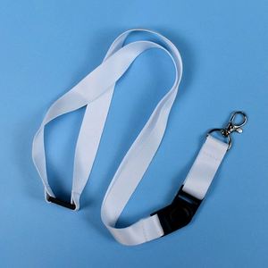 Fashionable Silk Screen Printed <b>Polyester</b> <b>Lanyard</b> with Buckle and Metal Hook for Office Name Tags Trade Show Accessories - Product Image 1