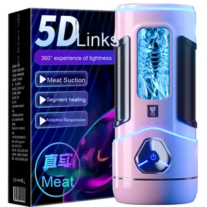 Volautomatische Tpe Volwassen Seksspeeltje Superstrak Vliegtuig Cup <span class=keywords><strong>Vagina</strong></span> Zeer Stimulerend Mannelijk Masturbatie Artefact Met Zuignap - Product Image 2