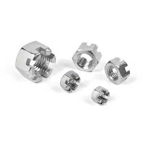 Tuercas Hexagonales Ranuradas y de Cabeza Redonda de Acero Inoxidable <span class=keywords><strong>DIN</strong></span> <span class=keywords><strong>935</strong></span> M4-M100 - Product Image 5