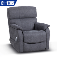 Fauteuil Électrique Relevable MANWAH CHEERS pour Personnes Âgées – Fauteuil Inclinable Confortable en Tissu Rembourré pour Salon, Siège Autoportant