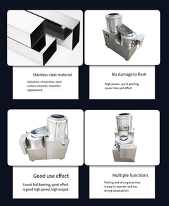 Công nghiệp khoai tây Peeler và Slicer máy tự động khoai tây Máy cắt khoai tây chiên Máy chế biến - Product Image 5