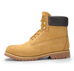 أعلى جودة Nubuck جلد الرجال أحذية السلامة محطة الغاز أحذية الرجال تصميم كلاسيكي الكاحل أحذية العمل للرجال - Product Image 1