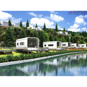 Casa Prefabricada HEGE, Panel Sándwich Curvo, Diseño Moderno, Fácil Instalación, Uso Hotelero - Product Image 2
