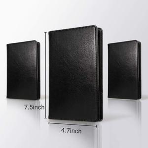 Premium Restaurant Check Presenters 5,25 "x 9" Guest Check Card Holder Suministros de restaurante para servidores Camarero <span class=keywords><strong>Camarera</strong></span> <span class=keywords><strong>Bar</strong></span> Negro - Product Image 2
