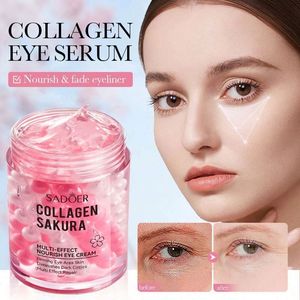 Correcteur haute définition, Cosmétiques, Produits de beauté, <span class=keywords><strong>Crème</strong></span> nourrissante <span class=keywords><strong>pour</strong></span> <span class=keywords><strong>les</strong></span> yeux au collagène Sakura, Élimine <span class=keywords><strong>les</strong></span> cernes et <span class=keywords><strong>les</strong></span> ridules - Product Image 2