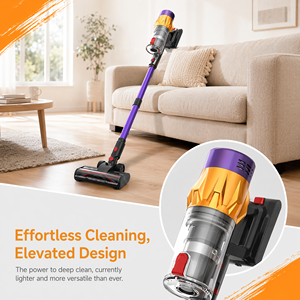 Aspirateur balai sans fil PV18, moteur 550W, autonomie 40 min, filtre HEPA pour la maison, les tapis et les poils d'animaux - Product Image 3