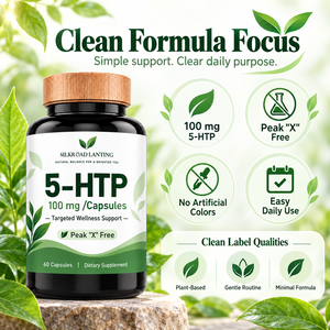 แคปซูล 5-HTP ระดับมืออาชีพ 100 มก. เพื่อการใช้ชีวิตอย่างมีสติและตารางงานที่หลากหลาย ช่วยเสริมสร้างสมดุลชีวิตประจำวัน ผลิตจากโรงงานโดยตรง - Product Image 4