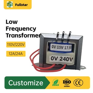 Transformateur basse fréquence EI 50Hz 60Hz <span class=keywords><strong>8</strong></span> Ohms 100V, transformateur abaisseur 10W EI4120, transformateur électronique 220V vers 24V 12V - Product Image 4