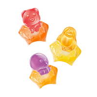 Gemengde dierenvormige gummyberen, dino's, octopussen, pinguïns, vissen, fruit, kauwgom snoepjes, feest snoepjes